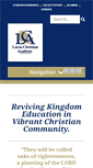 Mobile Screenshot of lucaschristianacademy.com